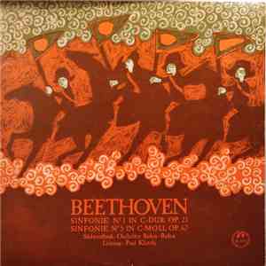 Beethoven, Südwestfunk-Orchester Baden-Baden, Paul Kletzki - Sinfonie Nr 1 In C-Dur, Op. 21 / Sinfonie Nr 5 In C-Moll, Op. 67 download flac