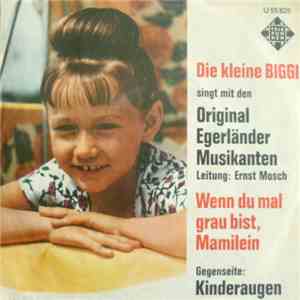 Die Kleine Biggi singt mit den Original Egerländer Musikanten - Wenn Du Mal Grau Bist, Mamilein download flac