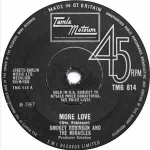 Smokey Robinson & The Miracles - More Love / Swept For You Baby download flac