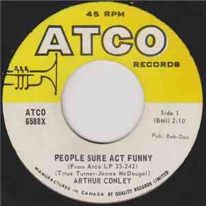 Arthur Conley - People Sure Act Funny / Burning Fire download flac