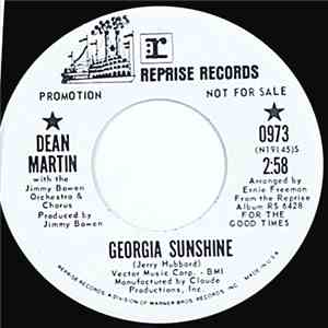 Dean Martin With The Jimmy Bowen Orchestra & Chorus - Georgia Sunshine download flac