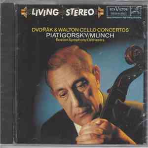 Dvořák & Walton - Piatigorsky / Munch, Boston Symphony Orchestra - Cello Concertos download flac