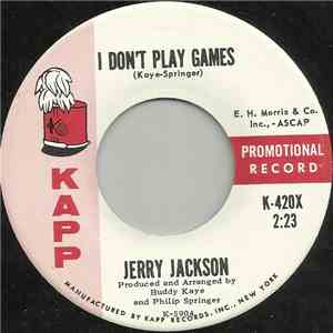 Jerry Jackson - I Don't Play Games download flac