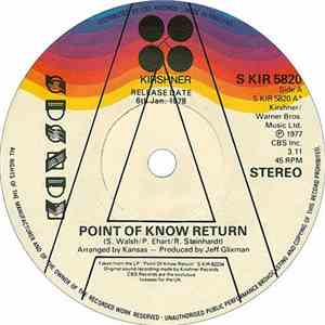Kansas  - Point Of Know Return download flac