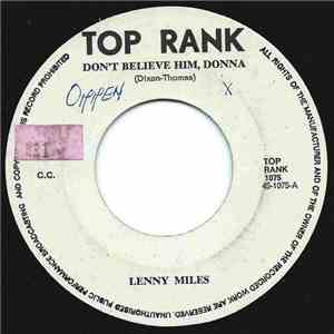 Lenny Miles - Don't Believe Him, Donna / Invisible download flac