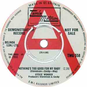 Stevie Wonder - Nothing's Too Good For My Baby download flac