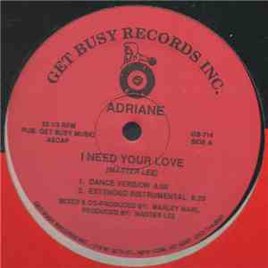 Adriane - I Need Your Love download flac