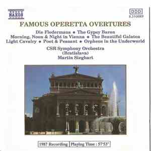 CSR Symphony Orchestra (Bratislava), Martin Sieghart - Famous Operetta Overtures download flac