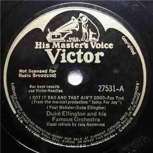 Duke Ellington And His Famous Orchestra - I Got It Bad And That Ain't Good / Chocolate Shake download flac