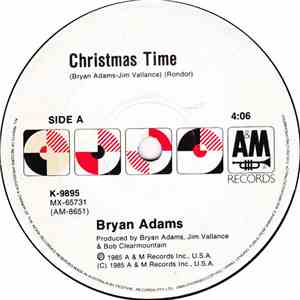 Bryan Adams - Christmas Time / Christmas Reggae download flac