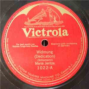 Maria Jeritza - Widmung (Dedication) / Dein blaues Auge (So Clear Thine Eyes) download flac