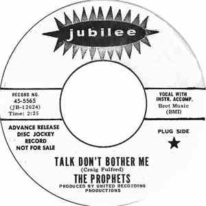The Prophets  - Talk Don't Bother Me download flac