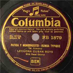 Lecuona Cuban Boys - Patica Y Mondonguito / Say "Si Si" download flac