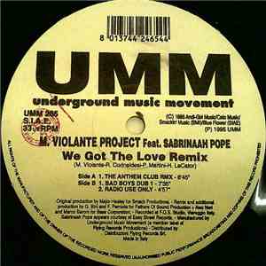 M. Violante Project Feat. Sabrynaah Pope - We Got A Love Remix download flac