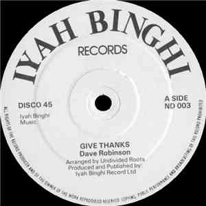 Dave Robinson - Give Thanks download flac