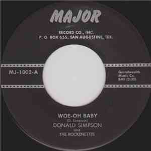 Donald Simpson  And The Rockenettes - Woe-Oh Baby / Save Me Your Love download flac