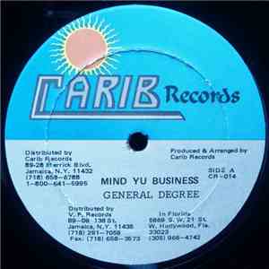 General Degree - Mind Yu Business download flac