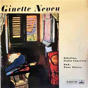 Ginette Neveu, Jean Neveu, Walter Susskind Conducting Philharmonia Orchestra - Sibelius: Violin Concerto / Suk: Four Pieces download flac