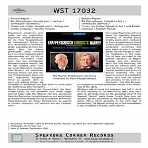 Hans Knappertsbusch, Münchner Philharmoniker, Richard Wagner - Knappertsbusch Conducts Wagner FLAC album
