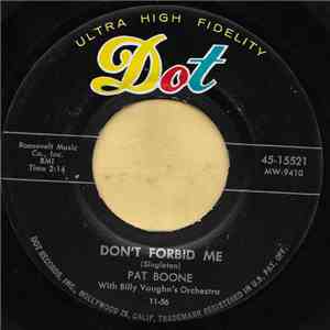 Pat Boone - Don't Forbid Me download flac