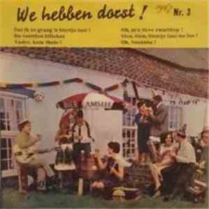 Johnny Hoes - We Hebben Dorst! download flac