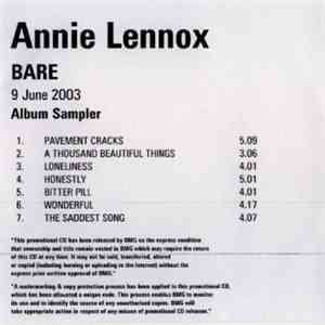 Annie Lennox - Bare (Album Sampler) download flac