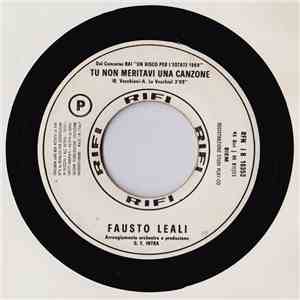 Fausto Leali / Rossano - Tu Non Meritavi Una Canzone / Ti Voglio Tanto Bene download flac
