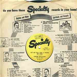 Lester Williams And His Band - Let Me Tell You A Thing Or Two / Tryin' To Forget download flac