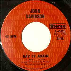 John Davidson - Say It Again download flac