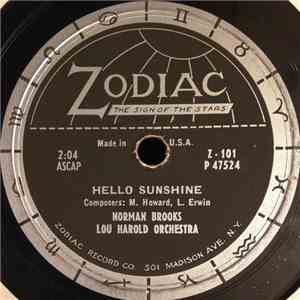 Norman Brooks - Hello Sunshine / You're My Baby download flac