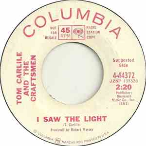 Tom Carlile And The Craftsmen - I Saw The Light / Nightingale download flac