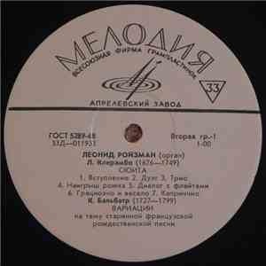 J. S. Bach / L.-N. Clérambault / C. Balbastre - Leonid Roisman - Organ download flac