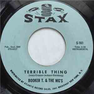 Booker T. & The MG's - Terrible Thing / Can't Be Still download flac