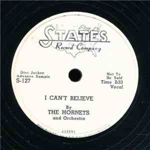 The Hornets  - I Can't Believe / Lonesome Baby download flac
