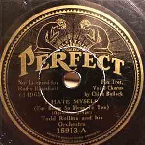 Todd Rollins And His Orchestra - I Hate Myself / I Knew You When download flac