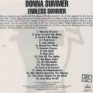 Donna Summer - Endless Summer Donna Summer's Greatest Hits download flac