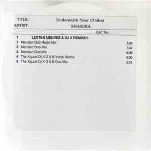 Shakira - Underneath Your Clothes (Lester Mendez & DJ X Remixes) download flac