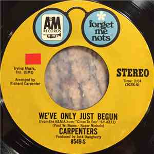 Carpenters - We've Only Just Begun / For All We Know download flac