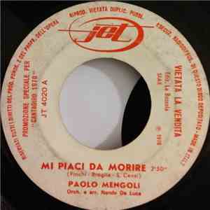 Paolo Mengoli - Mi Piace Da Morire / Non Voglio Restare Solo download flac