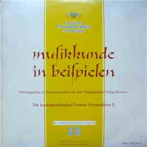 Various - Die Kontrapunktischen Formen (Formenlehre I) download flac
