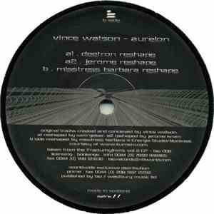 Vince Watson - Bio Re-Shapes Volume 2 (The Aurelon Mixes) download flac