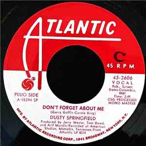 Dusty Springfield - Don't Forget About Me download flac
