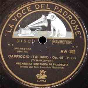 Tchaikowski, Orchestra Sinfonica di Filadelfia - Capriccio Italiano Op. 45 download flac
