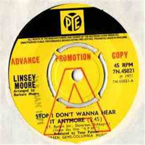 Linsey Moore - Stop I Don't Wanna Hear It Anymore / Linsey's Song download flac