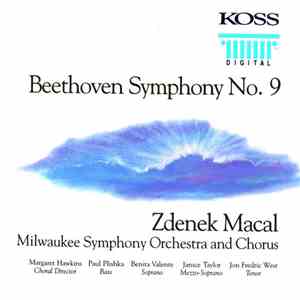 Ludwig van Beethoven, Zdenek Macal, Milwaukee Symphony Orchestra And Chorus - Symphony No. 9 download flac