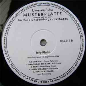 Various - Info-Platte Jazz-Program 14. September 1964 download flac