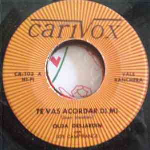 Olga Desjardin Con Los Campiranos - Te Vas Acordar Di Mi download flac