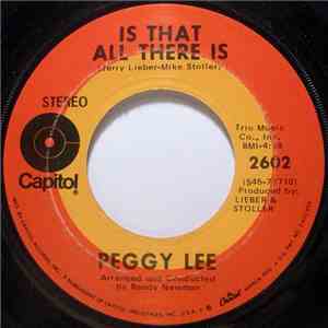 Peggy Lee - Is That All There Is / Me And My Shadow download flac