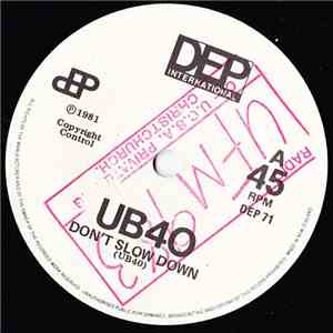 UB40 - Don't Slow Down / Don't Let It Pass You By download flac
