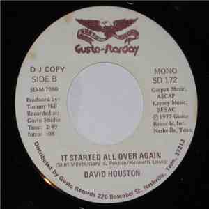 David Houston - It Started All Over Again download flac